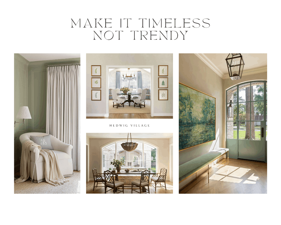 make it timeless not trendy to Bring French Modern Into Your Home