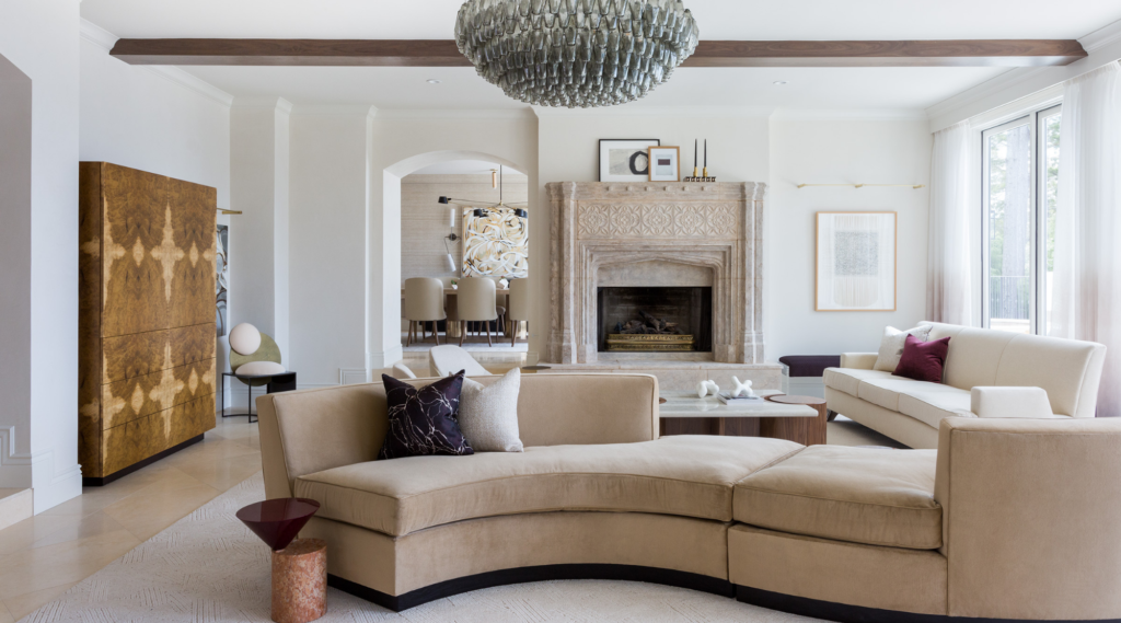 Viscaino Living Room Designed by Laura U Design Collective