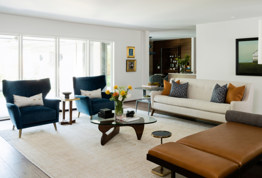 Midcentury Modern Living Room designed by Laura U