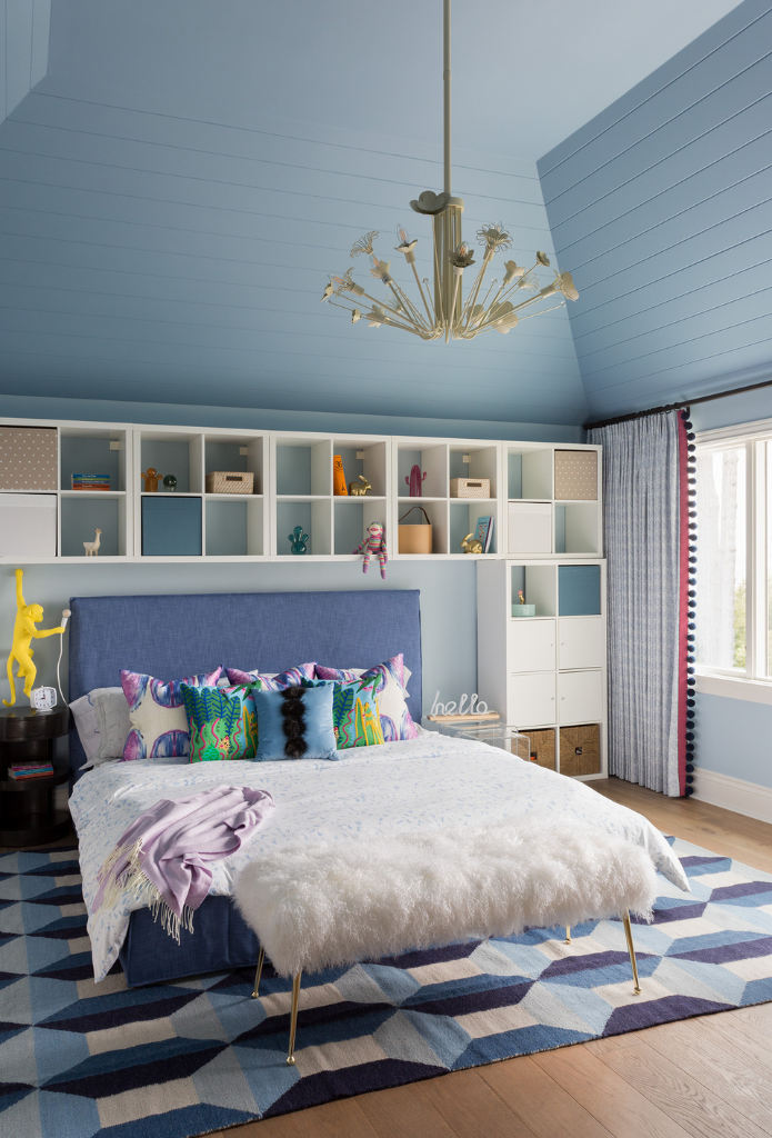 Kids bedroom designed by Laura U Pebble Beach CA