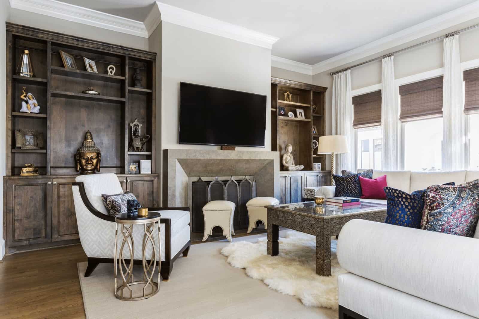 A living room inspired by the homeowner