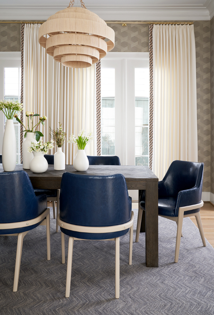 Dining room designed by Laura U Design Collective