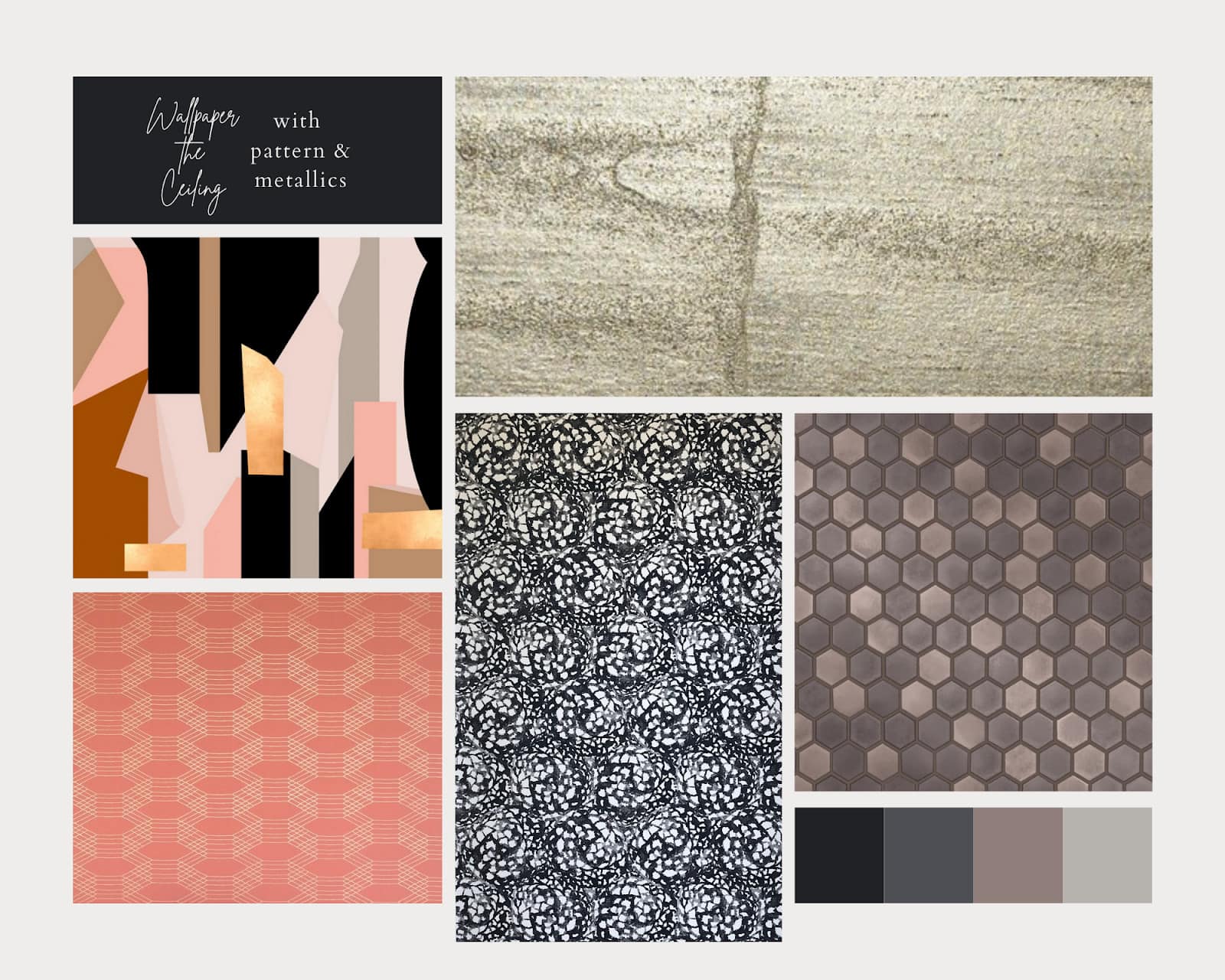 our picks for metallic wallpapers for laundry room ceilings