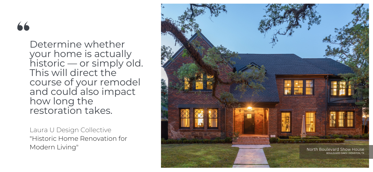 historic home remodeling of north boulevard show house in houston