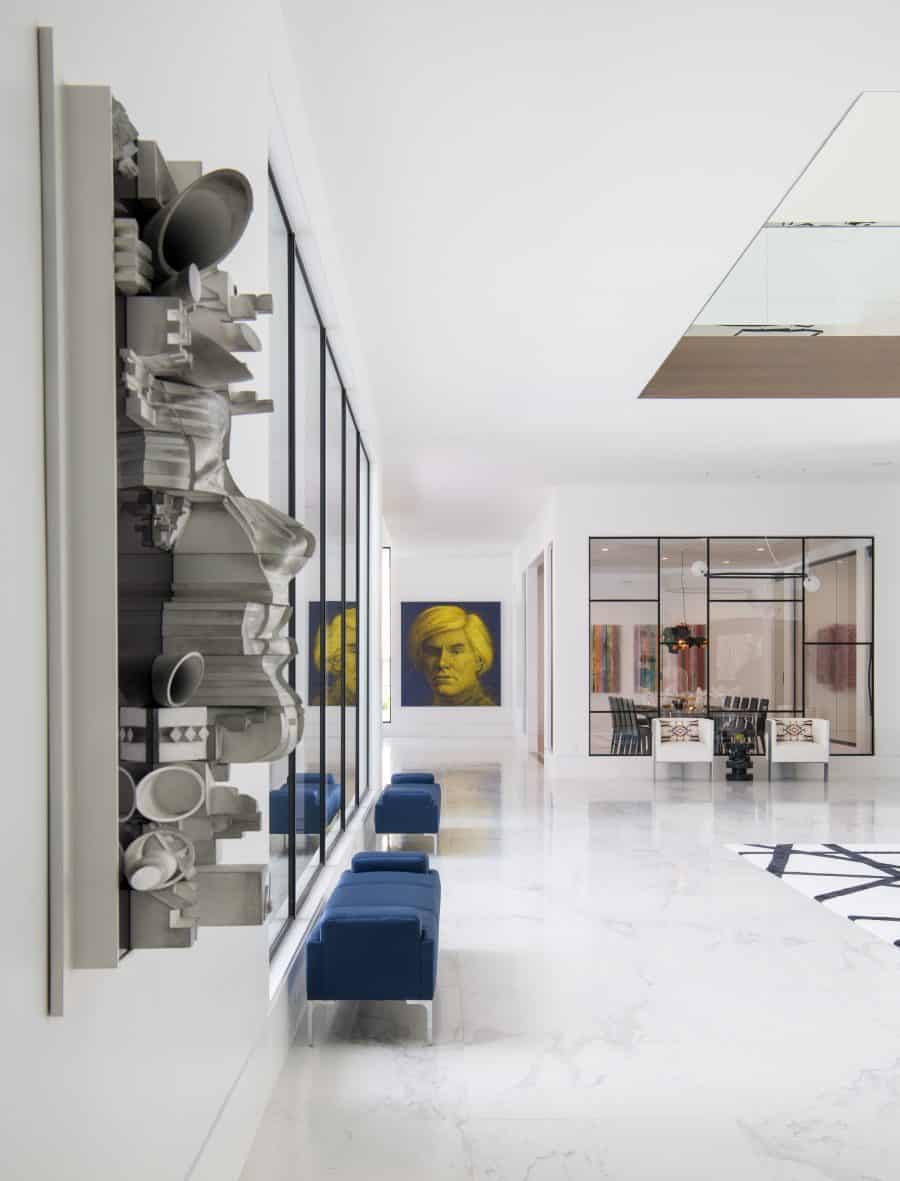 A contemporary home in Houston, designed by Laura U, first floor view