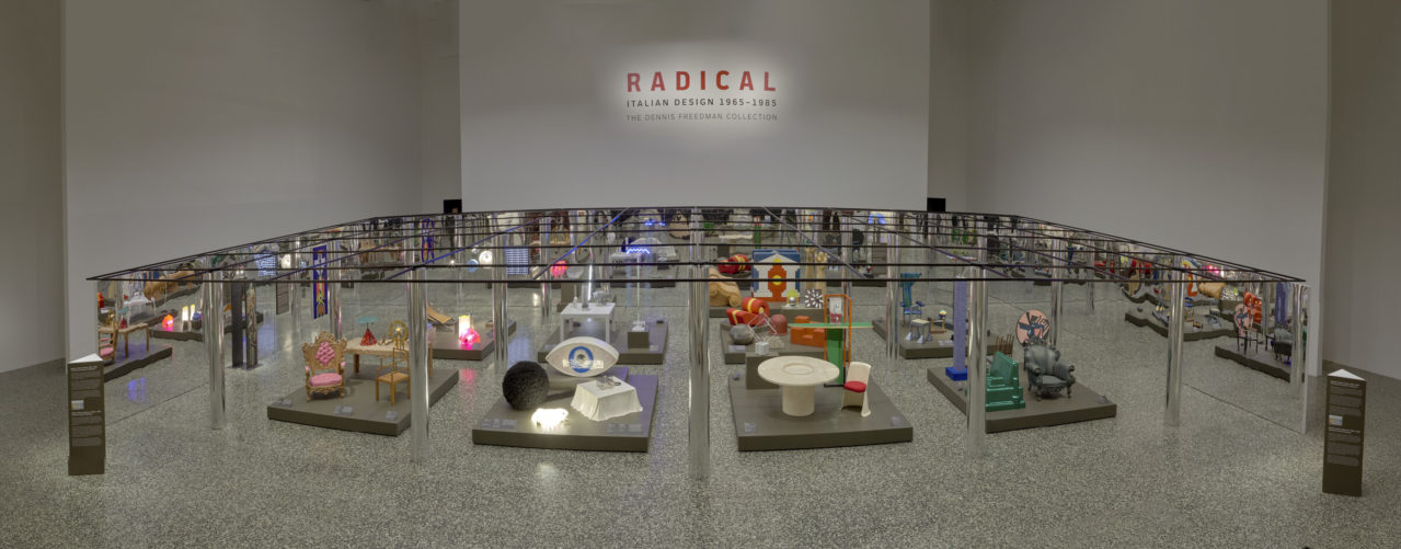 The RAdical Italian Design exhibit at the MFAH