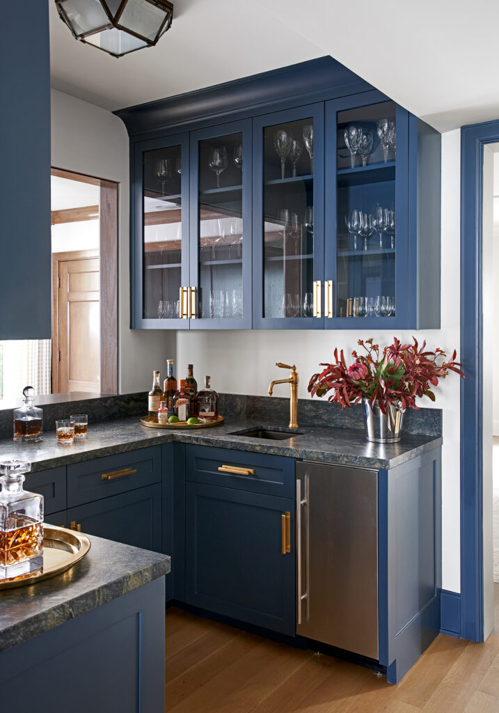 Sherwin-Williams Sea Serpent is one of our favorite blue paint colors. 