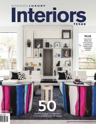 Modern Luxury Interiors Texas Feb. 2020 Cover, feat. Laura U