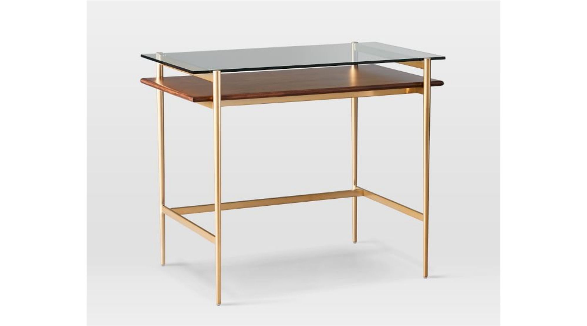 Mid-Century Art Display Mini Desk from West Elm that's perfect for small spaces