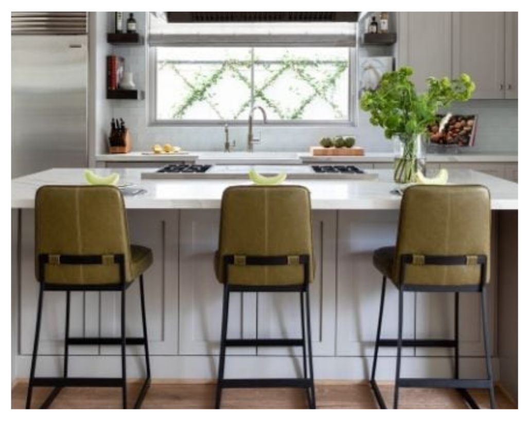 These cactus-colored chairs from Lawson Fenning and our Dunstan project are another gorgeous set.